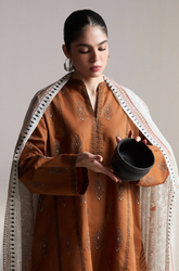 Zara Shahjahan - Lawn Embroidered Suit - SS0307